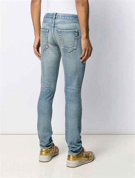 ysl blue jeans